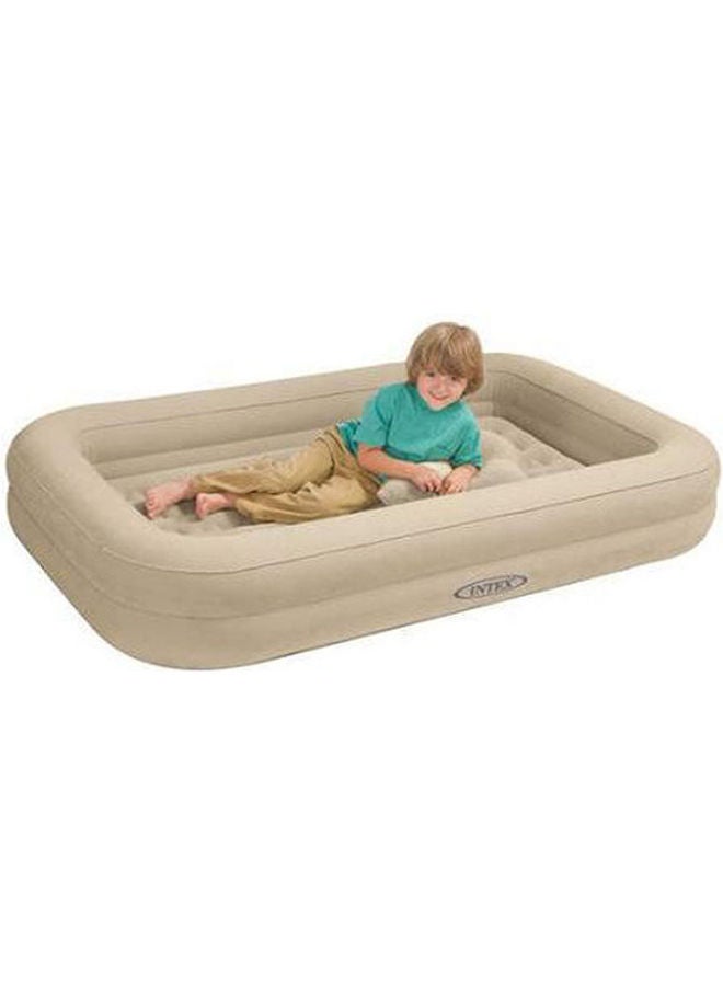 انتكس منفاخ سرير هوائي فلوك + سرير هوائي مناسب للسفر بيج 39 x 75 x 12بوصة