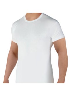 Drosh 6 Pack Of Crew Neck Casual Undershirts Set White  - Image 1
