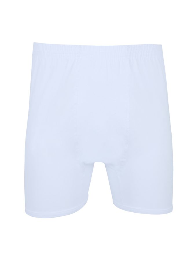 Pack Of 6 Plain Boxer Shorts White - v1619355744/N44459670V_1