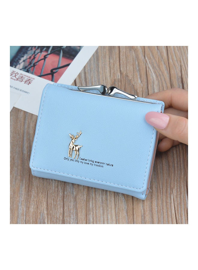 Tri-Fold Wallet Blue
