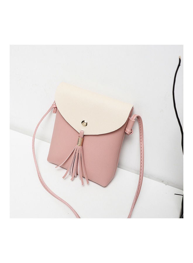 Mini Crossbody Bag Pink/Beige