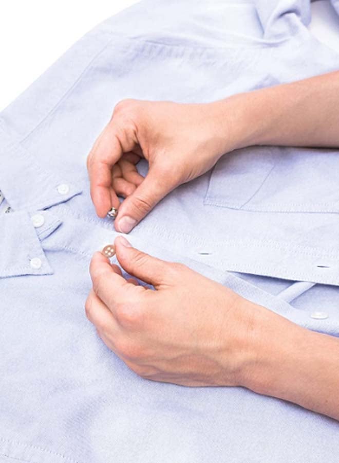 LUCKIES OF LONDON 6-Piece No Sew Button Set With Storage Case Multicolour - Image 4