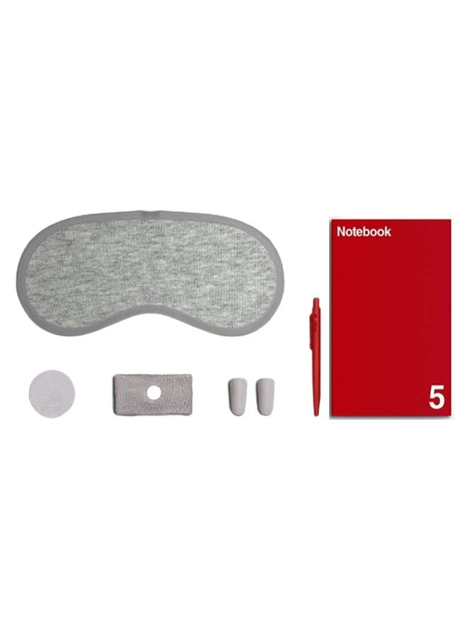 LUCKIES OF LONDON On Board Compact Travel Kit Red/Grey/White - Image 4