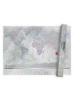 Platinum Edition Scratch Map Multicolour