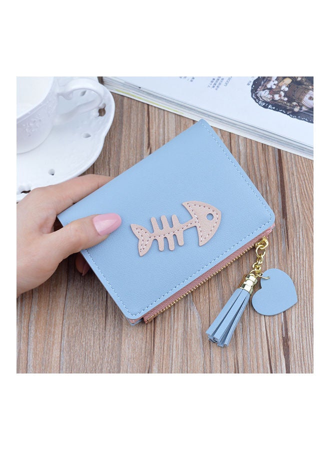 Tassel Detail Wallet Blue