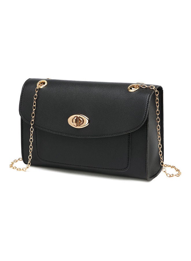PU Crossbody Bag Black 
