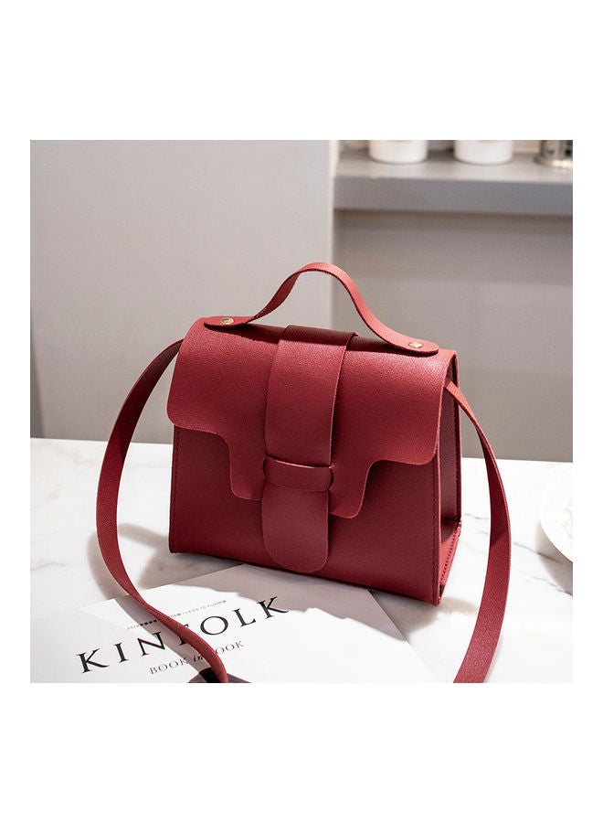PU Crossbody Bag Red 