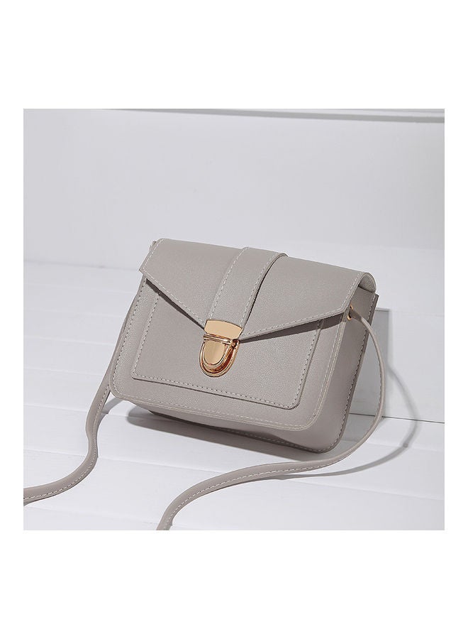 PU Crossbody Bag Grey 