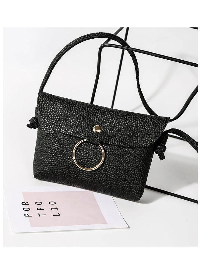 PU Crossbody Bag Black
