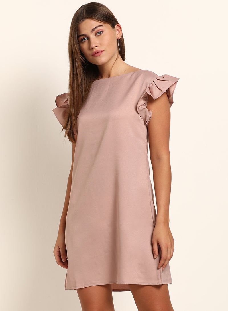 Blue Saint Casual Mini Dress Light Pink  - Image 1