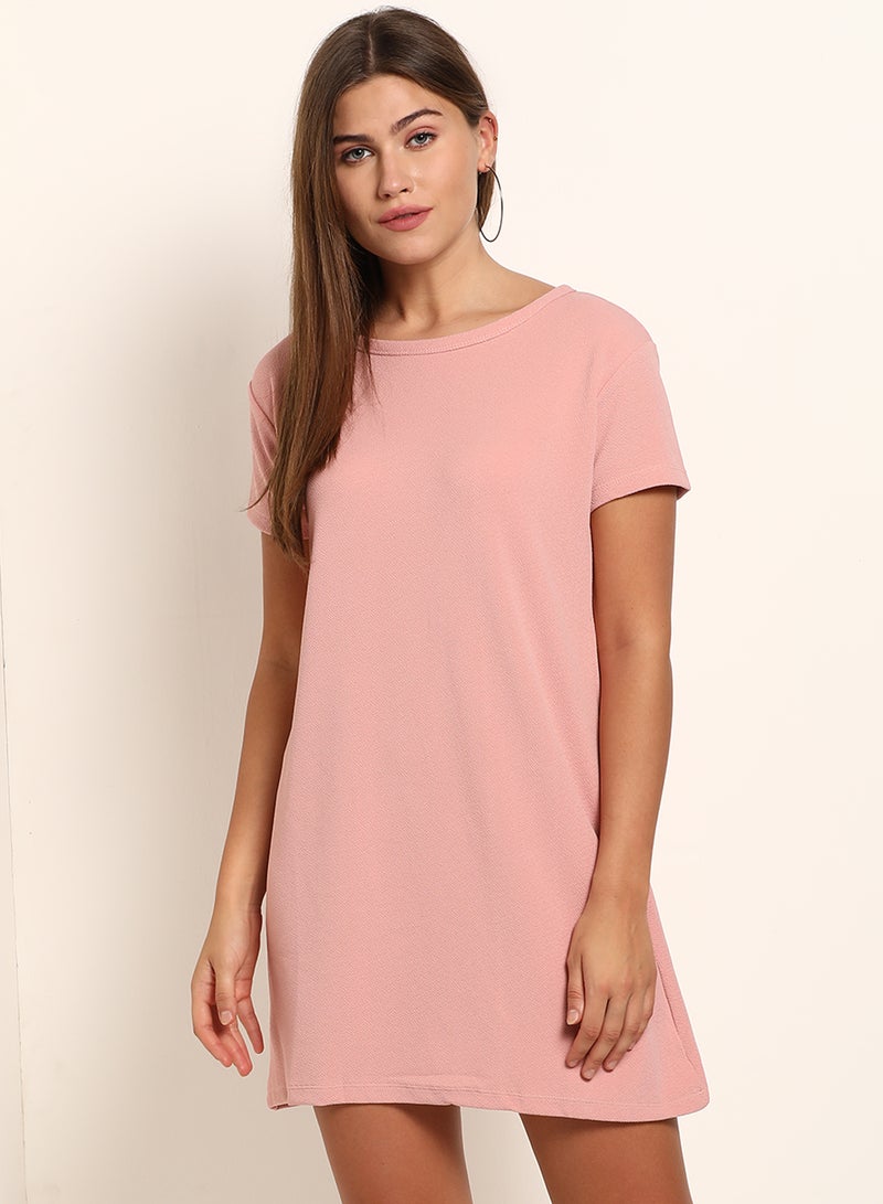 Blue Saint Casual Smart Dress Pink  - Image 1