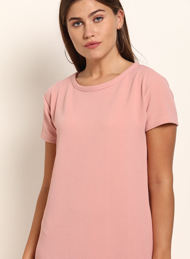 Blue Saint Casual Smart Dress Pink  - Image 3