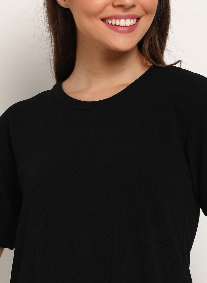 Blue Saint Casual Trendy Dress Black  - Image 3