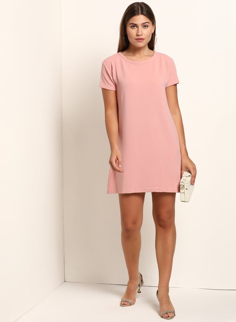Blue Saint Casual Smart Dress Pink  - Image 4