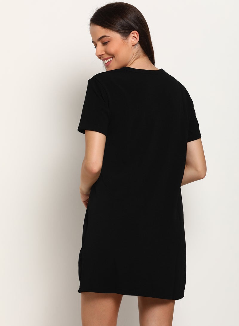 Blue Saint Casual Trendy Dress Black  - Image 2