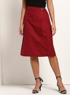 High Waist Skirts Red