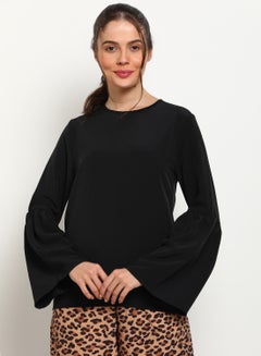 Bell Sleeve Top Black - v1619375332/N44416631V_1