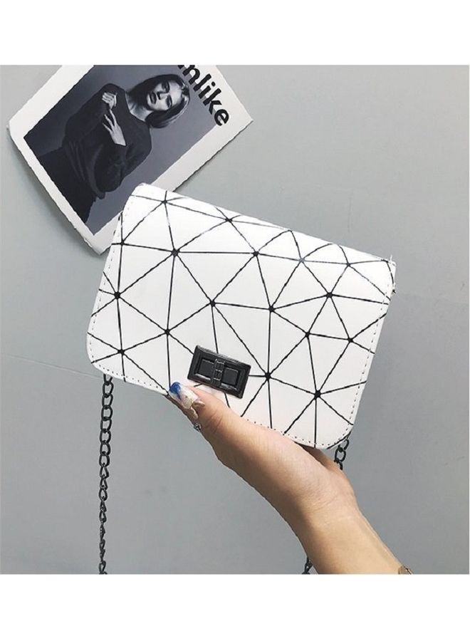 Fashion Crossbody Bag White/Black  - Image 1
