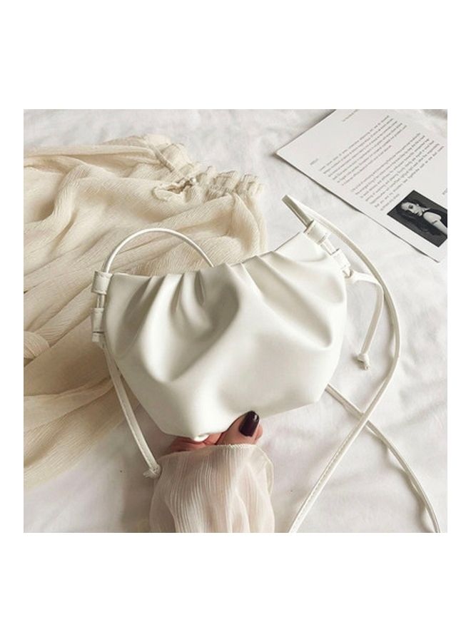 PU Crossbody Bag White 
