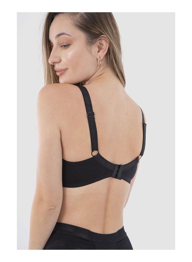 Carina Lace Non Padded Bra Black  - Image 3