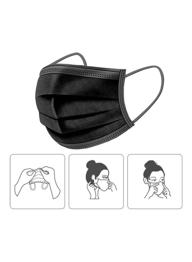 NKX 50-Piece Disposable 3 Ply Kids Face Mask With 3 Random Design Ear loops  - Image 3