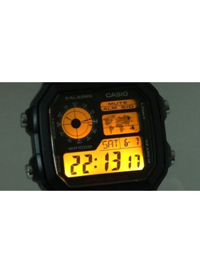 Youth Series Water Resistant Digital Watch AE-1200WH-1AV