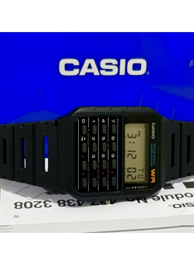 Men's Casual Digital Watch CA53W-1Z - 34 mm - Black