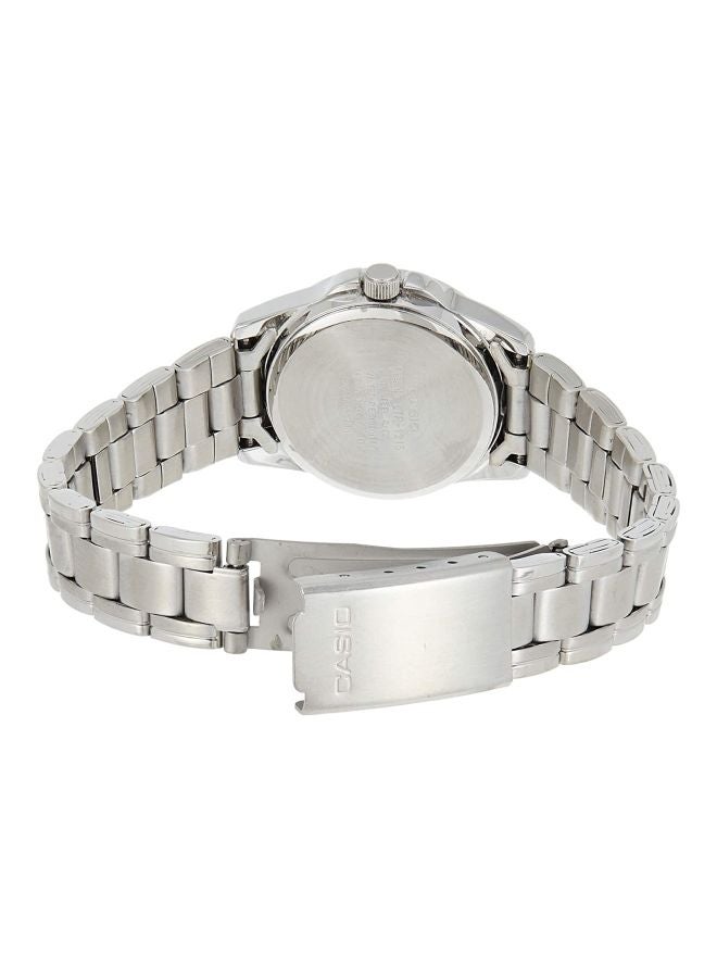 CASIO unisex Stainless Steel Analog Watch Set MTP/LTP-1215A-1A  - Image 3