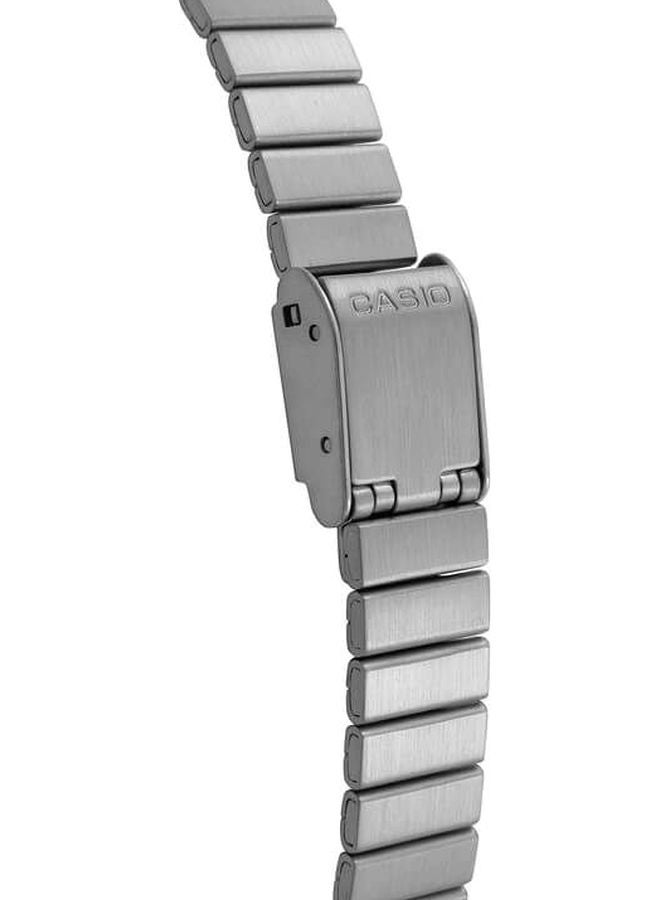 CASIO Women's Youth Digital Watch LA670WA-1DF - 30 mm - Silver - Image 4