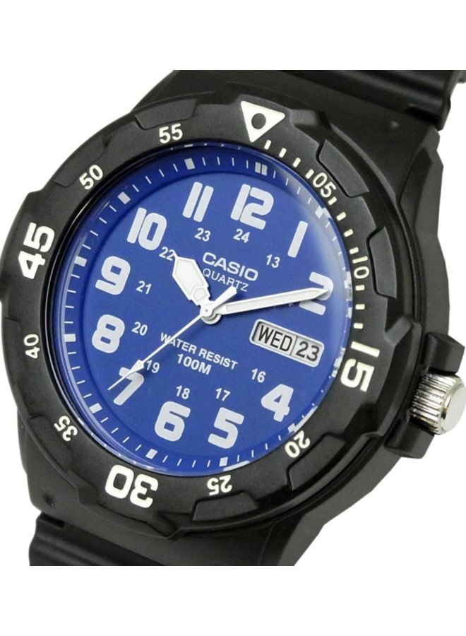 كاسيو ساعة يد بعقارب مقاومة للماء طراز MRW-200H-9BV - مقاس 48 مم - لون أسود للرجال - Image 5