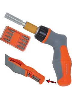 PRO-TECH 18-Piece Ratchet Screwdriver Set Orange/Clear/Silver  - Image 2