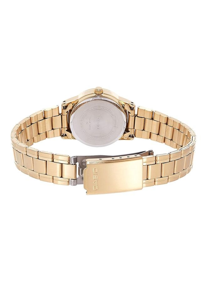 CASIO Women's Stainless Steel Analog Wrist Watch LTP-V002G-7B2UDF - 25 mm - Gold - Image 5