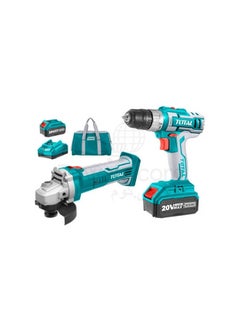 TOTAL Cordless Combo Kit PowerHandTools Multicolour 