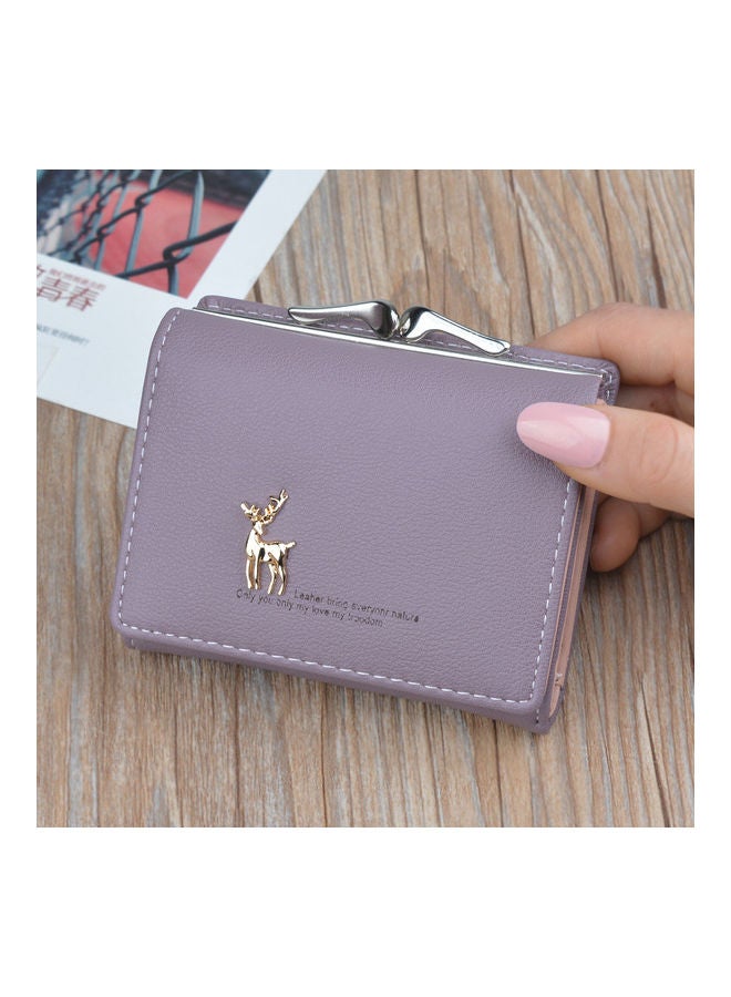 Tri-Fold Wallet Purple