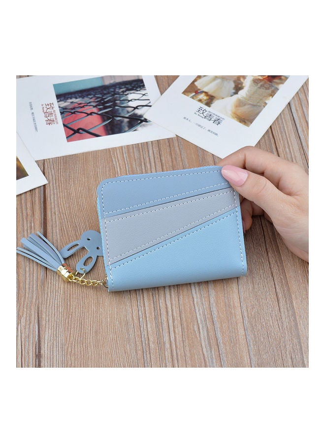 Tassel Detail Wallet Blue