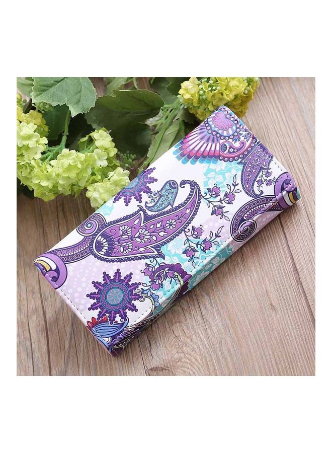 Bi-Fold Wallet White/Purple/Pink 