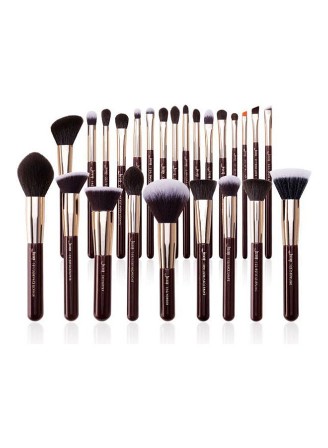 Jessup - Makeup Brushes Set - 25 Pcs Black - Image 1