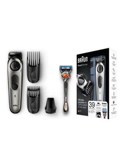 BRAUN BT5060 Beard Trimmer With Precision Dial Attachments And Gillette Fusion Proglide Razor Black  - Image 1