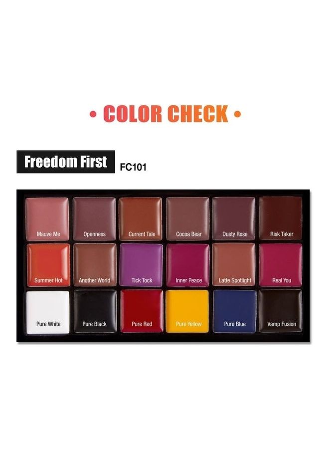 Jcat Beauty - Freedom Creator Lip Palette Freedom First Multicolour - Image 1