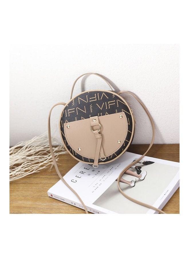 Fashion Crossbody Bag Beige/Black 