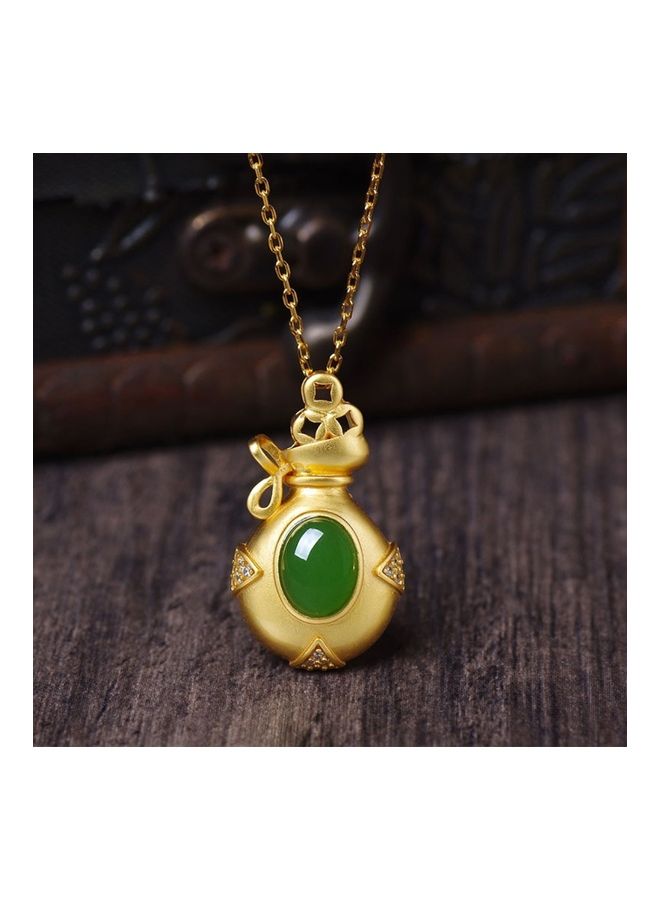 New Sand Money Bag Pendant Necklace - Image 1
