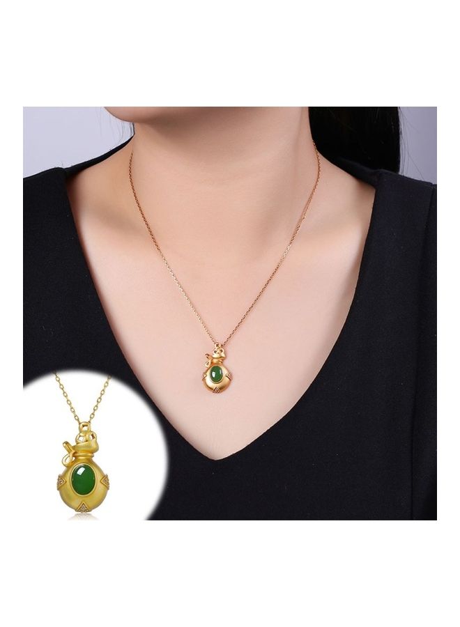 New Sand Money Bag Pendant Necklace - Image 2