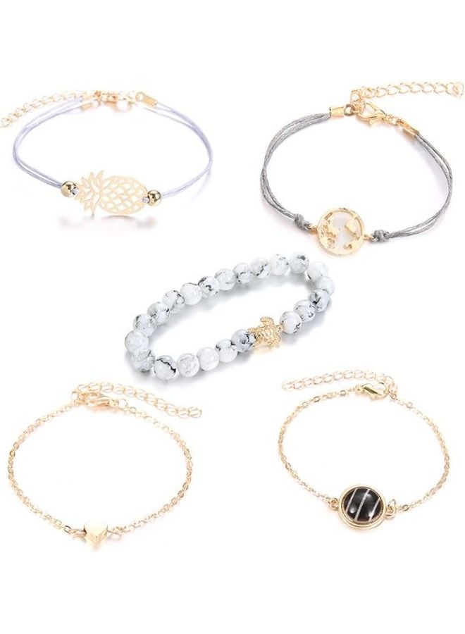 Generic - 5-Piece Fashion Bracelet Set - Image 1