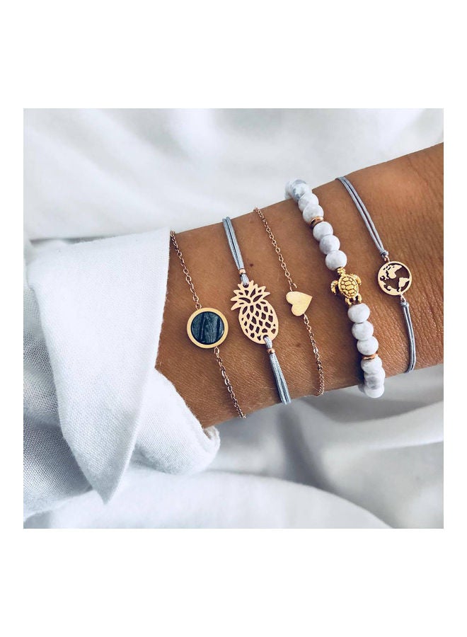 Generic - 5-Piece Fashion Bracelet Set - Image 1