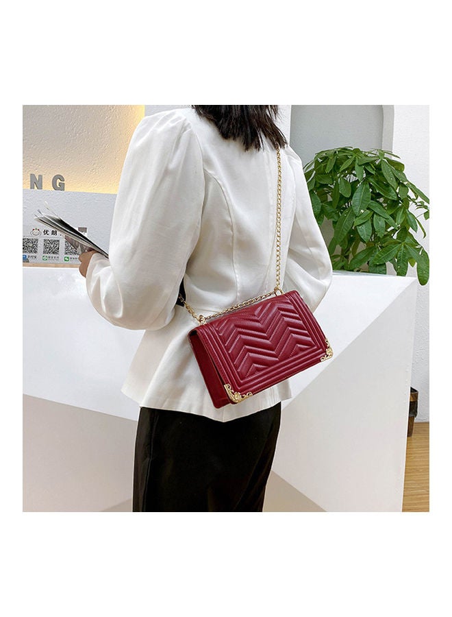 PU Crossbody Bag Red 