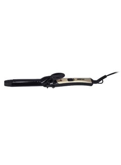 3 In 1 Hair Styling Set 2200W - 2 Speed And 3 Heat Setting Curler, Ceramic Coating Plates Straightener With 25mm Hair Curler, Ideal Gift For Women Black/Gold 1200grams - v1619417714/N46828636A_3