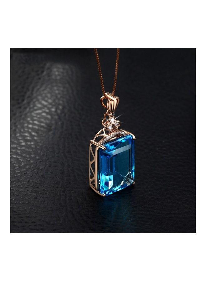 Swiss Topaz Diamond Necklace - Image 2