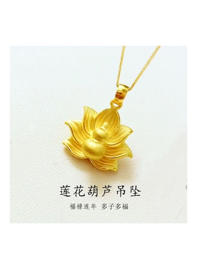 Laotian Lotus Pendant Necklace  - Image 1