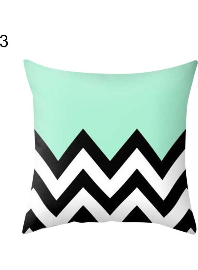 Square Shape Printed Pillow Case polyester Multicolour 14 x 11 x 2cm  - Image 2