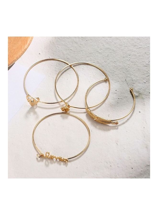 4-Piece Snowflake Deer Fashion Bracelets  - Image 5
